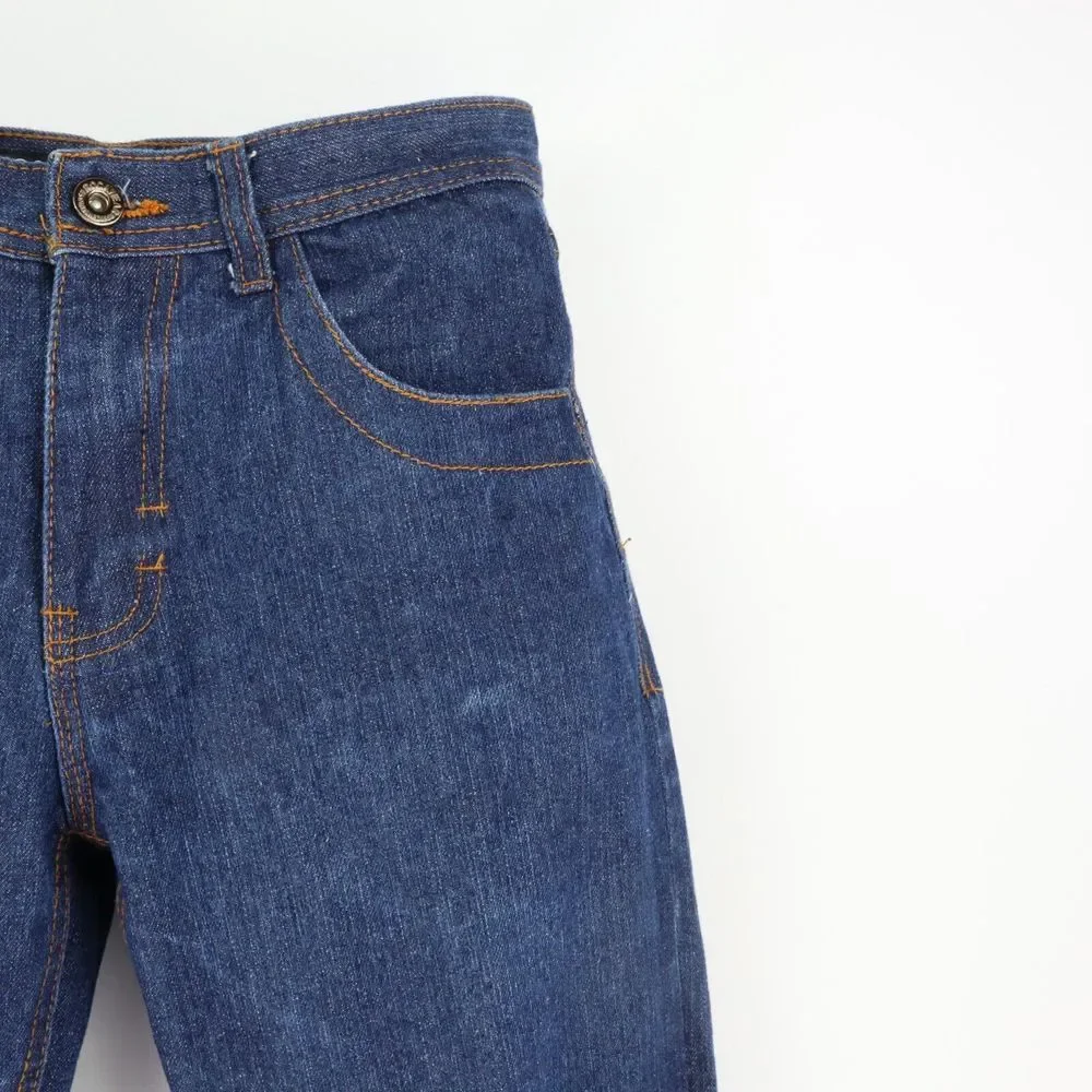 Rocawear Straight Jeans Original Fit Boys Sz 16 Blue Dark Wash Denim 100% Cotton